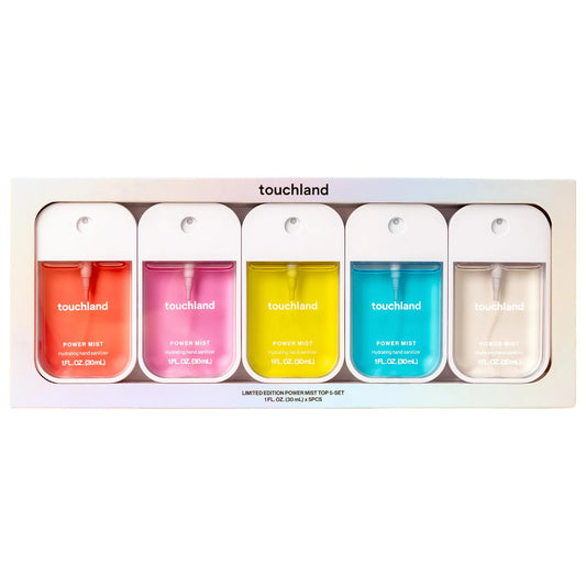 Touchland 
Limited Edition Power Mist Hydrating Hand Sanitizer Top 5-Set