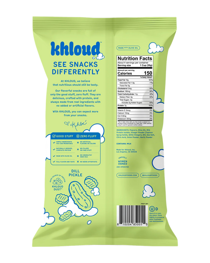 Khloud DILL PICKLE PROTEIN POPCORN