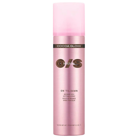 ONE/SIZE by Patrick Starrr 
On 'Til Dawn Bronze Veil Waterproof Setting Spray
