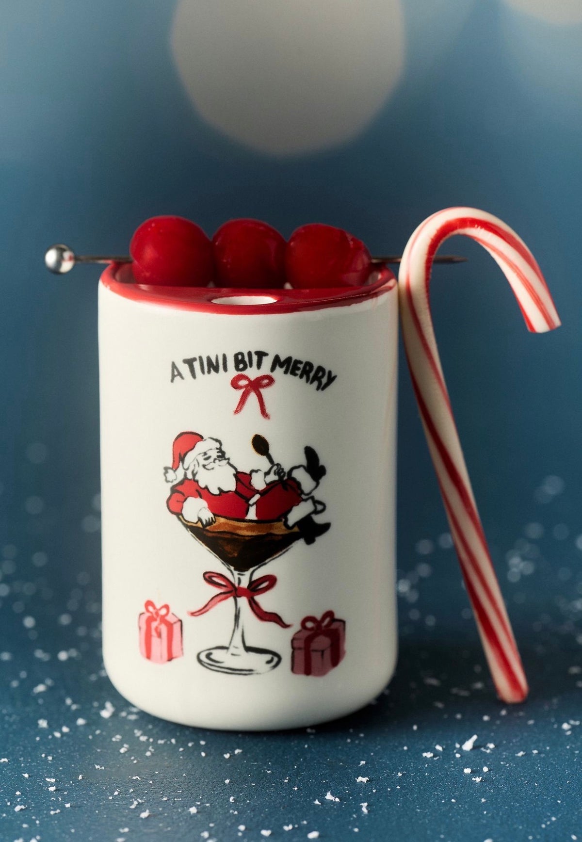 Pipe Dream Pottery Stoneware Holiday Demi Sipper