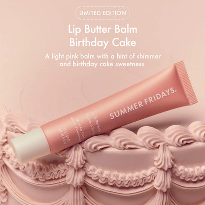 Summer Fridays 
Sweet Pink Duo with Birthday Cake + Strawberry Soft Serve Lip Butter Balm