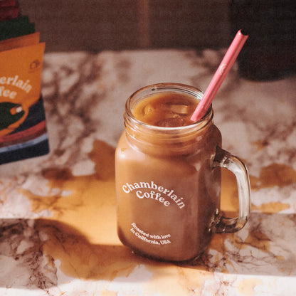 chamberlain coffee Square Cold Brew Mason Jar