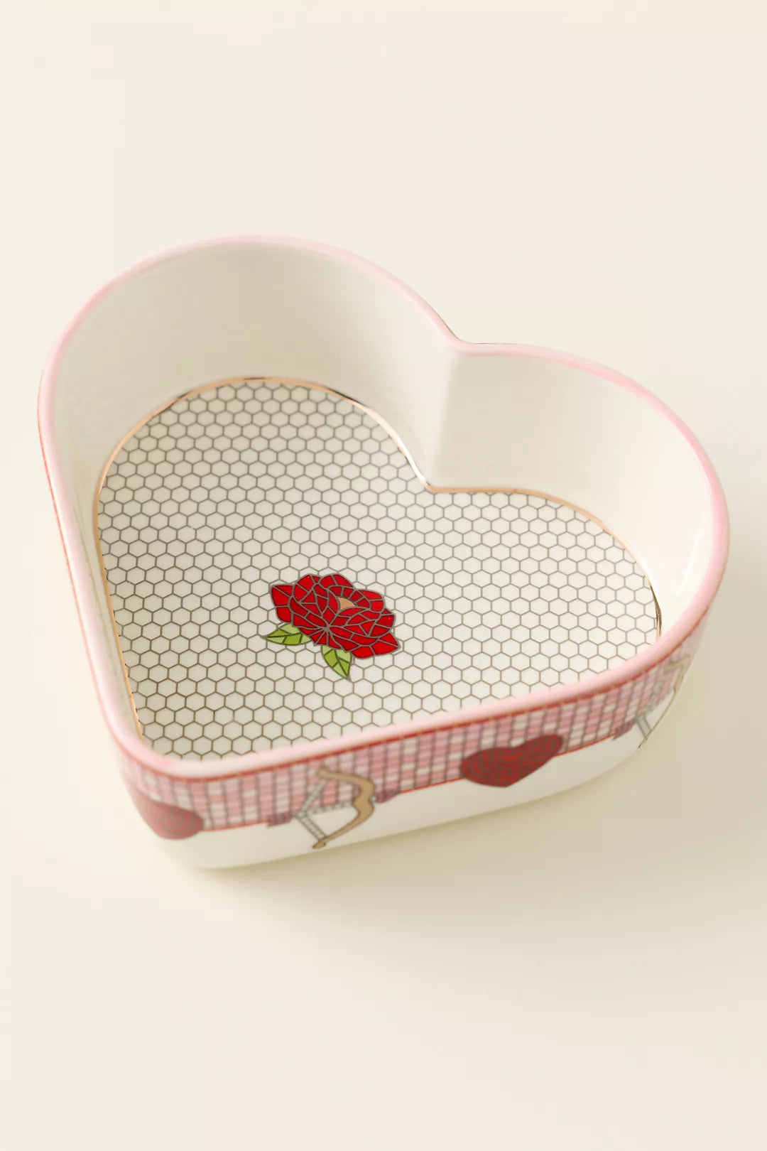 The Bistro Tile Stoneware Ramekin: Valentine's Edition
