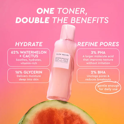 Glow Recipe 
Watermelon Glow PHA + BHA Pore-Tight Toner