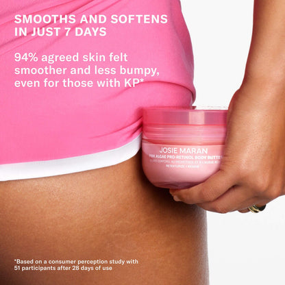 Mini Pink Algae Pro-Retinol Body Butter for Anti-Aging and KP
