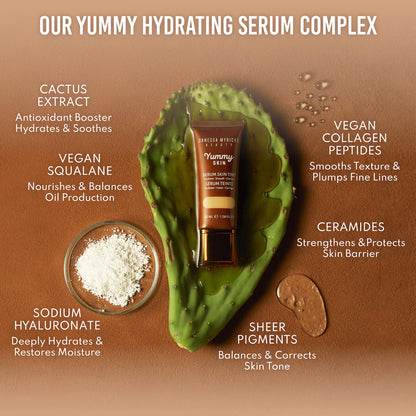 Danessa Myricks Beauty 
Yummy Skin Soothing Serum Skin Tint Foundation with Peptides + Ceramides