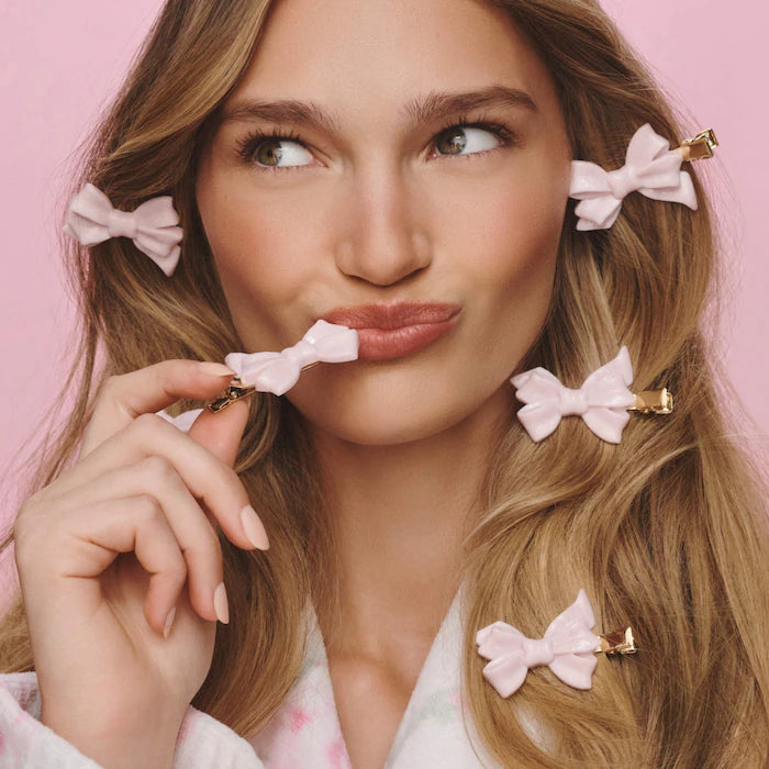 Mane 
Mane x Love Shack Fancy Pink Bow Hair Clips