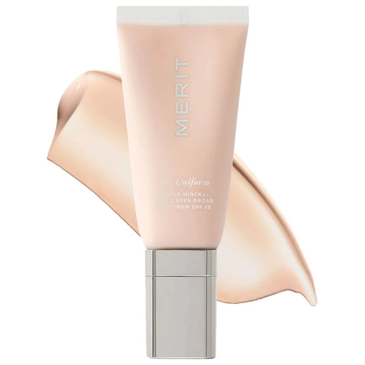MERIT 
The Uniform™ Tinted Mineral Sunscreen Broad Spectrum SPF 45