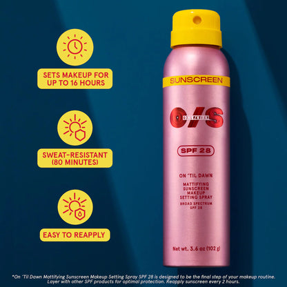 ONE/SIZE Sunscreen Makeup Setting Spray SPF 28