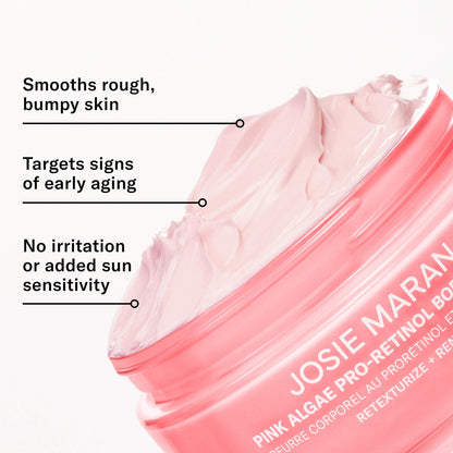 Mini Pink Algae Pro-Retinol Body Butter for Anti-Aging and KP
