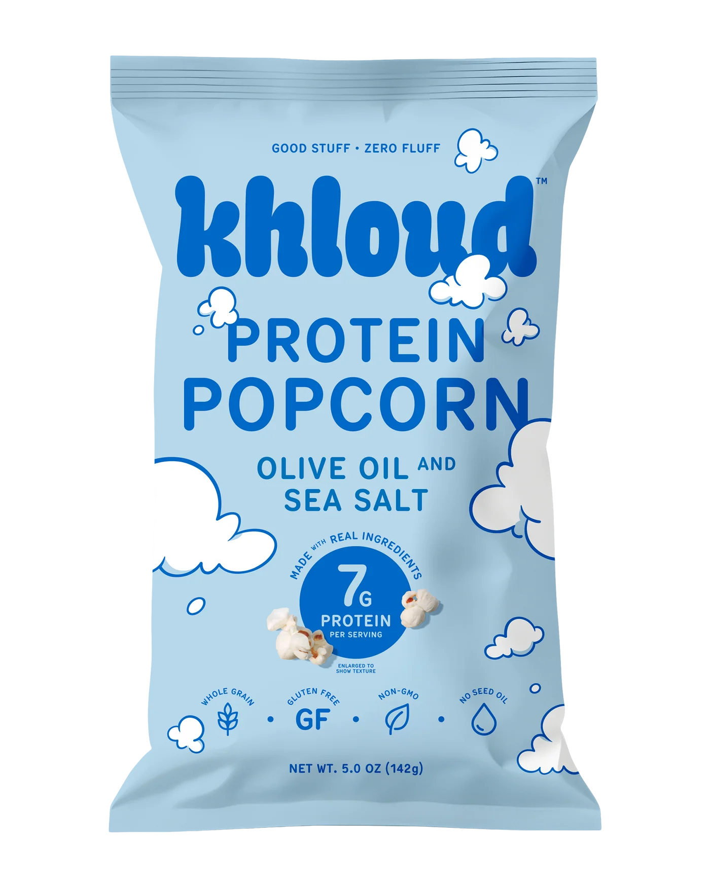 Khloud OLIVE OIL AND SEA SALT PROTEIN POPCORN