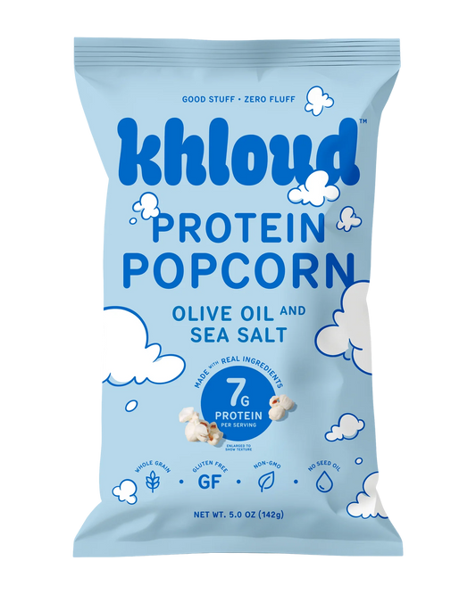Khloud OLIVE OIL AND SEA SALT PROTEIN POPCORN