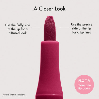 Summer Fridays 
Flushed Lip Stain 12HR Transfer-Proof Lip Tint