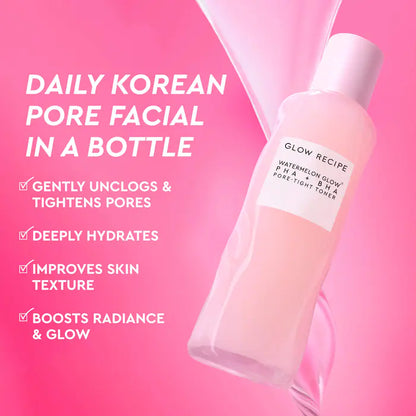 Glow Recipe 
Watermelon Glow PHA + BHA Pore-Tight Toner
