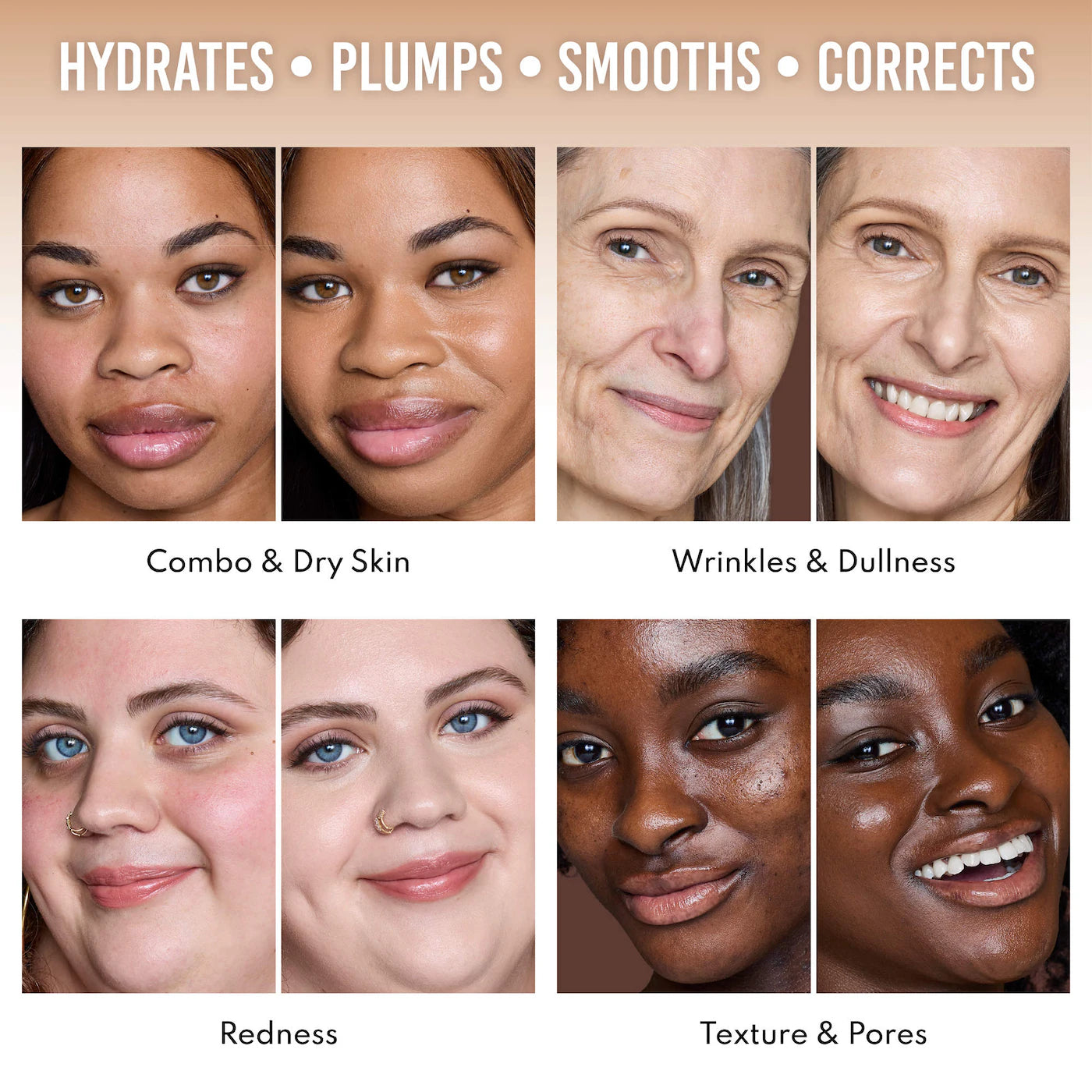 Danessa Myricks Beauty 
Yummy Skin Soothing Serum Skin Tint Foundation with Peptides + Ceramides