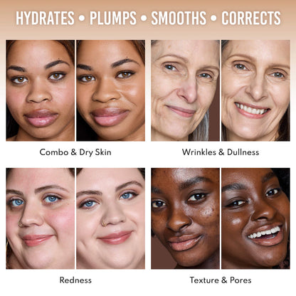 Danessa Myricks Beauty 
Yummy Skin Soothing Serum Skin Tint Foundation with Peptides + Ceramides