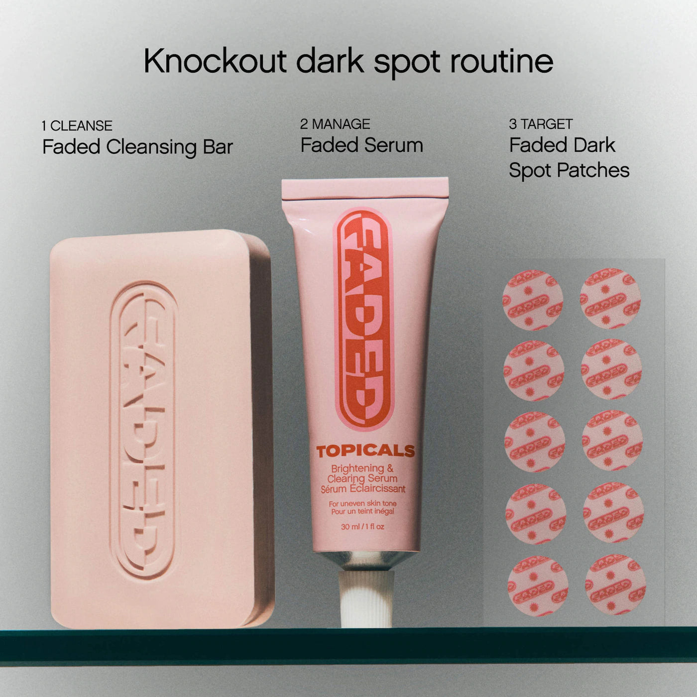 Topicals 
Faded Tranexamic Acid Dark Spot Patches for Hyperpigmentation