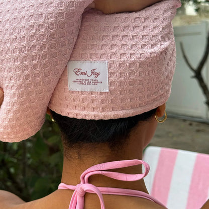 Emi Jay 
Heavenly Hair Towel in Lychee Baby