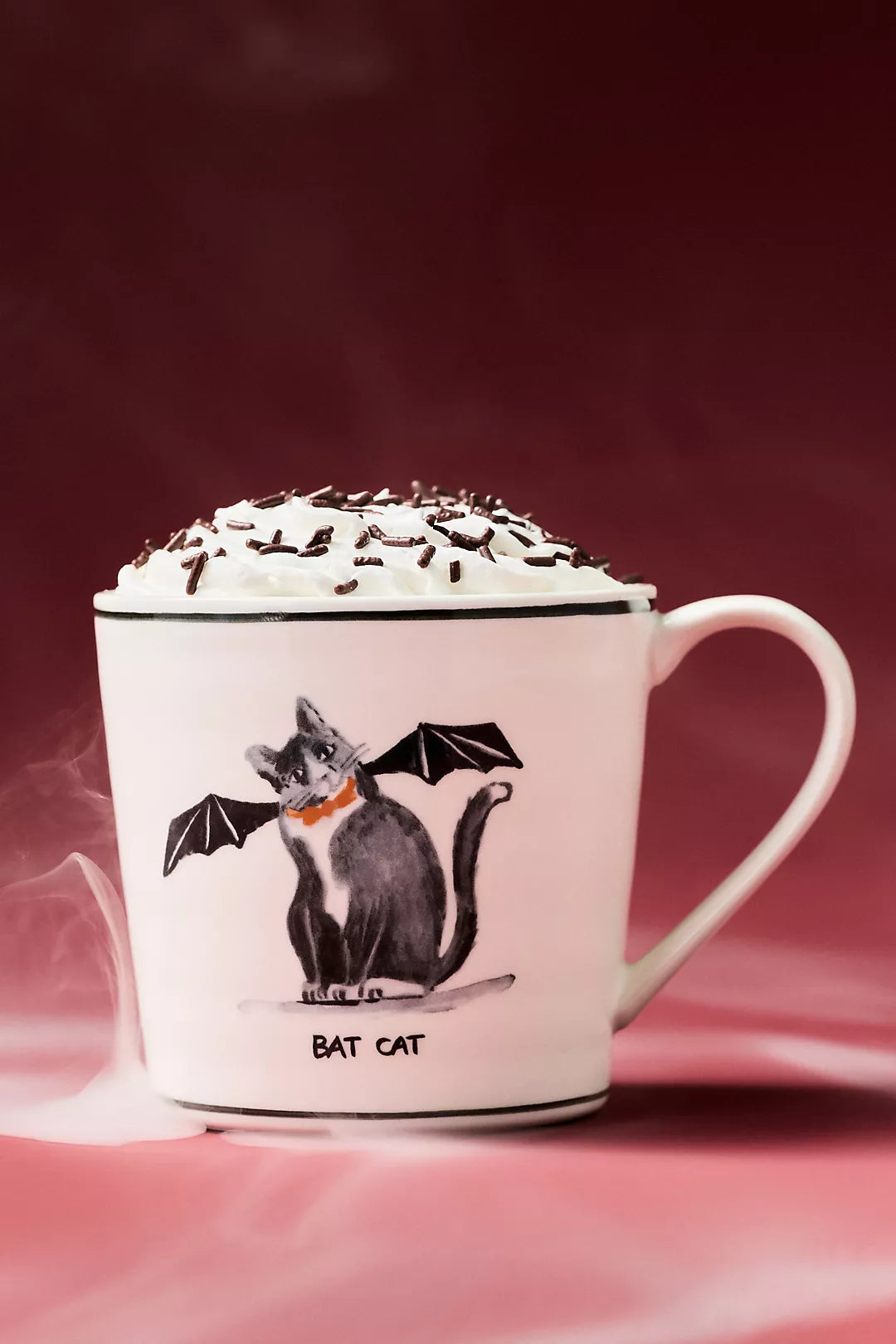 Molly Hatch Stoneware Halloween Cat Mug