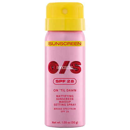 ONE/SIZE Sunscreen Makeup Setting Spray SPF 28