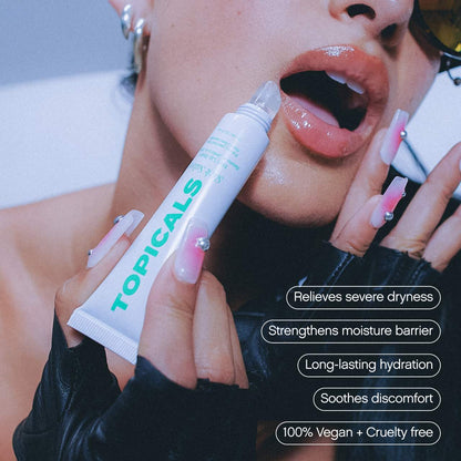 Topicals 
Slick Salve Glossy Lip Balm for Soothing + Hydration