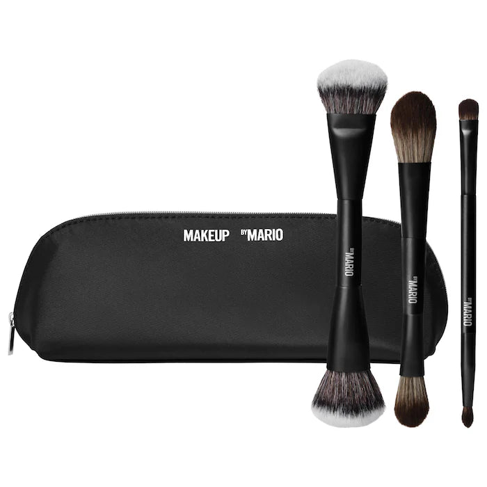 MAKEUP BY MARIO 
Mario's Face and Eye Trio Cosmetic Brush Set