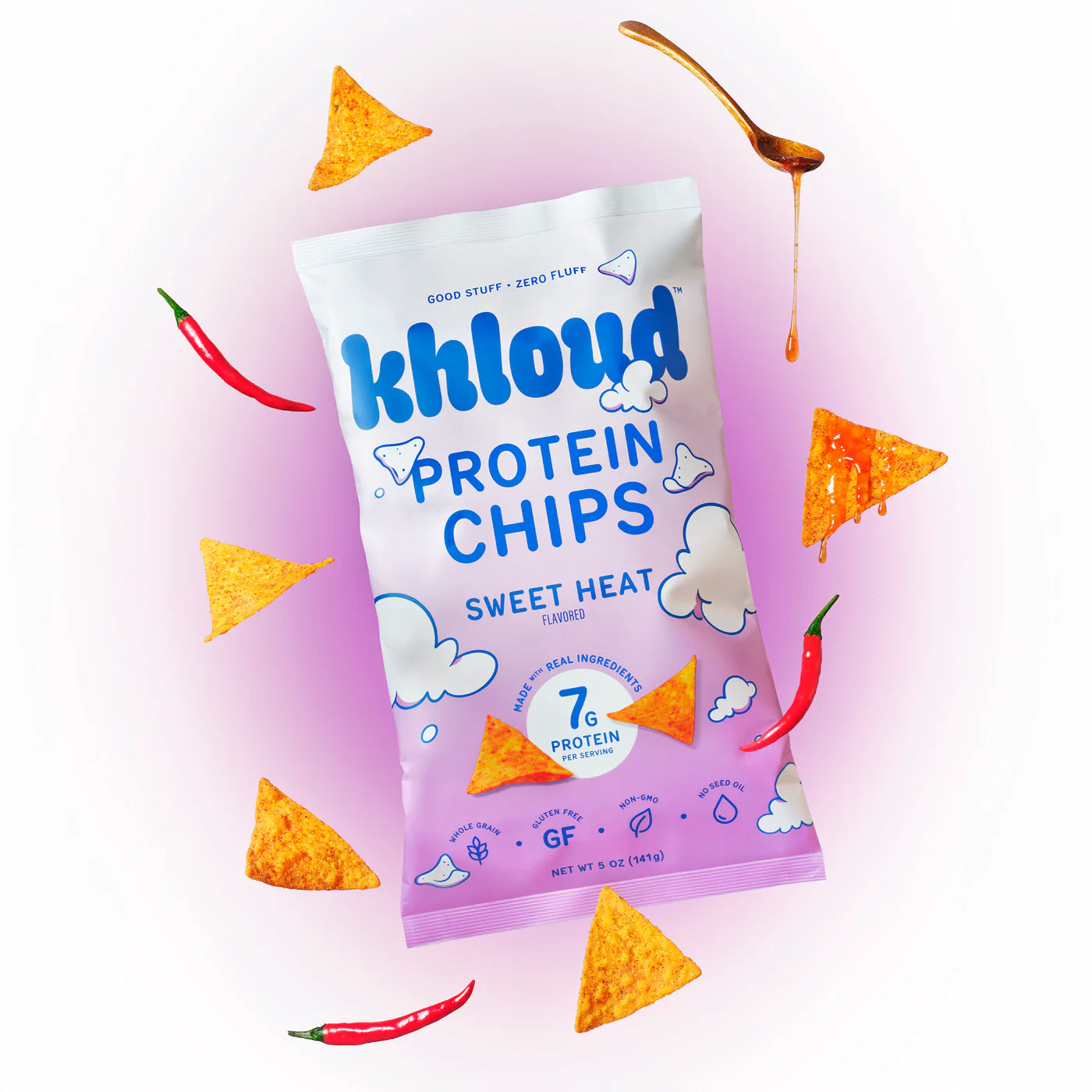 Khloud SWEET HEAT PROTEIN CHIPS