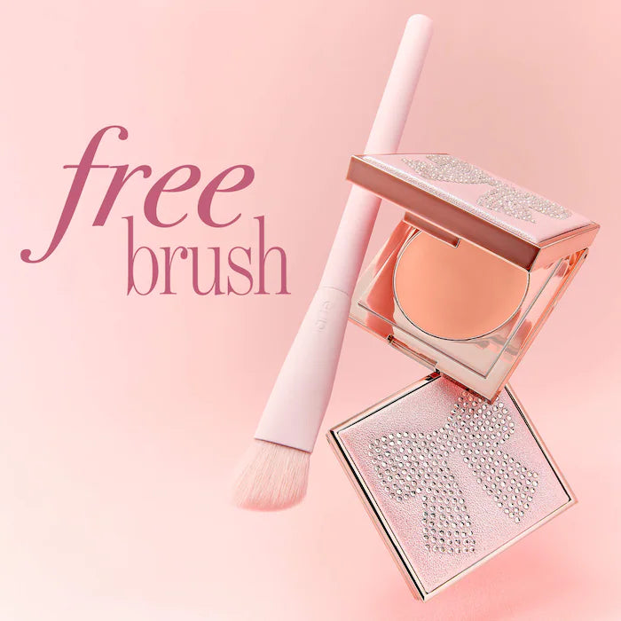 tarte 
face card never declines cc full coverage undereye corrector & brush set