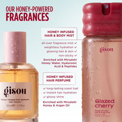 GISOU
Gisou Honey Infused Hair & Body Mist 100ml - Glazed Cherry