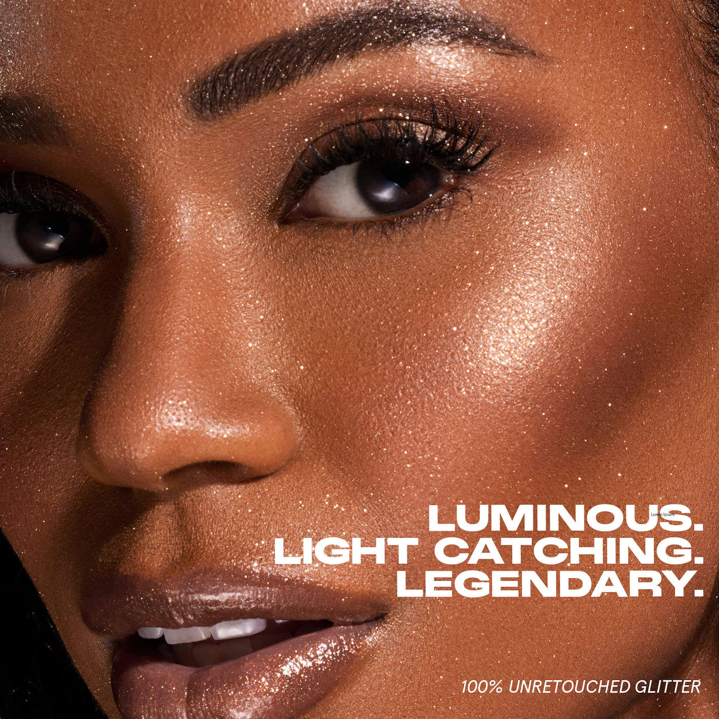 ONE/SIZE by Patrick Starrr 
On 'Til Dawn Waterproof Glitter Setting Spray - Brown Sugar