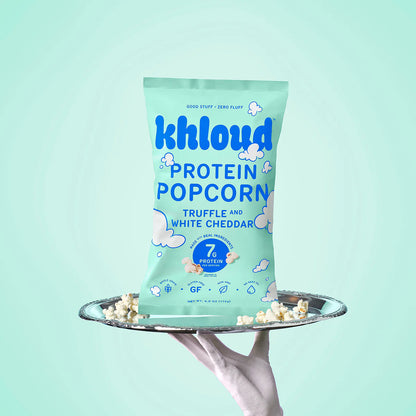 Khloud TRUFFLE AND WHITE CHEDDAR PROTEIN POPCORN