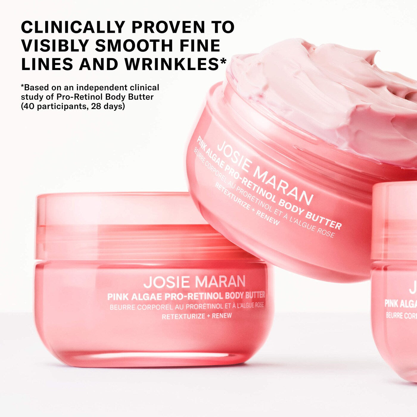 Mini Pink Algae Pro-Retinol Body Butter for Anti-Aging and KP
