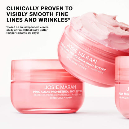 Mini Pink Algae Pro-Retinol Body Butter for Anti-Aging and KP