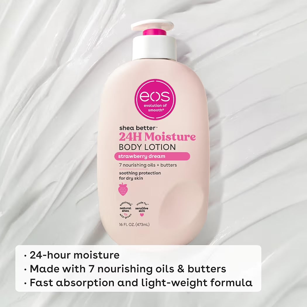 eos Body Lotion (Strawberry Dream)