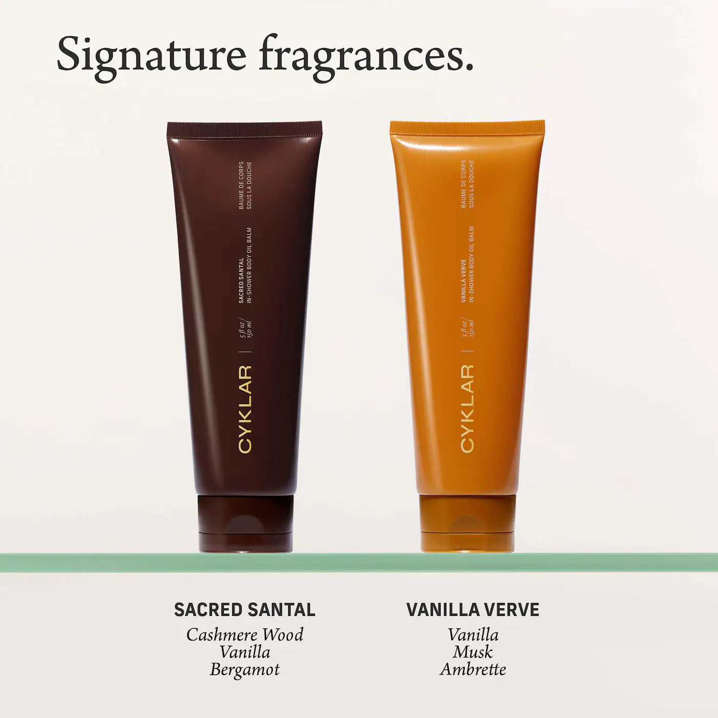 CYKLAR 
Vanilla Verve In-Shower Body Oil Balm with Ceramides