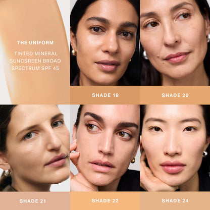 MERIT 
The Uniform™ Tinted Mineral Sunscreen Broad Spectrum SPF 45