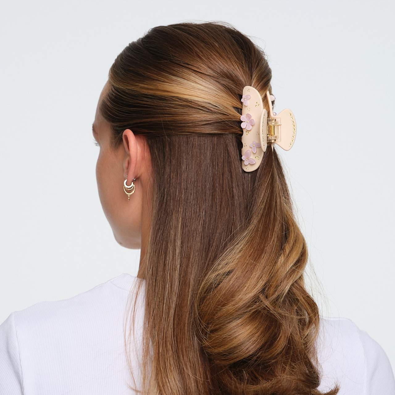 Emi Jay 
Sweetheart Hair Claw Clip in Pink Angel Food