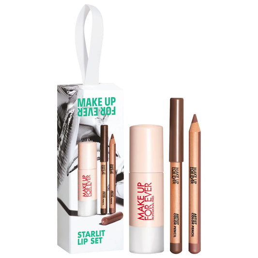 MAKE UP FOR EVER 
Mini Artist Color Lip Pencils & Super Boost Gloss Trio
 (pre-order)