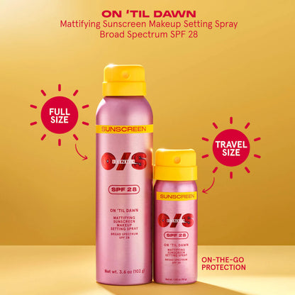 ONE/SIZE Sunscreen Makeup Setting Spray SPF 28