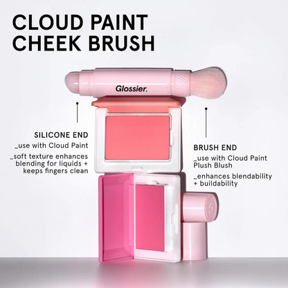 Glossier 
Cloud Paint Dual-Ended Cheek Blush Brush
