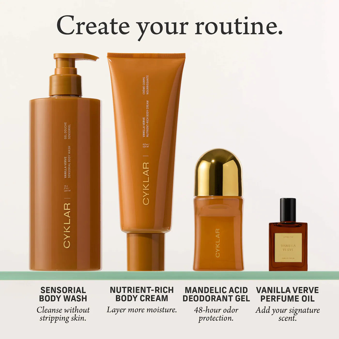 CYKLAR 
Vanilla Verve Nutrient-Rich Body Cream with Niacinamide