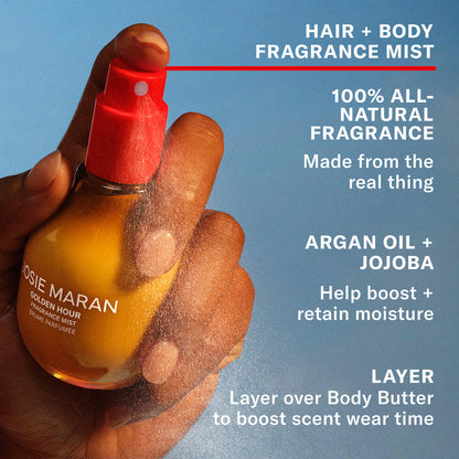 Josie Maran 
Topless Tangerine Treats Body Butter, Fragrance Mist, Sugar Scrub Gift Set