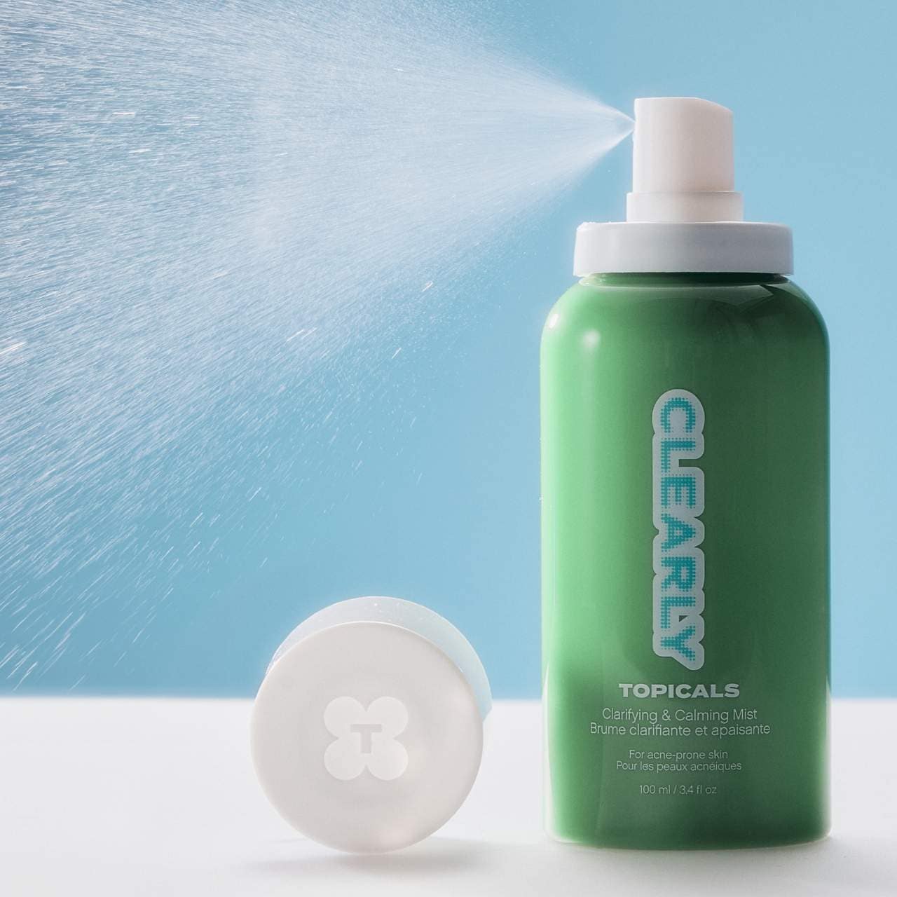 Topicals 
Clearly Clarifying & Calming Mist For Acne-Prone Skin