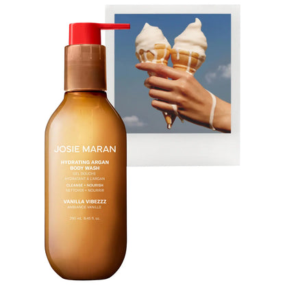 JOSIE MARAN 
Hydrating + Cleansing Argan Refillable Body Wash