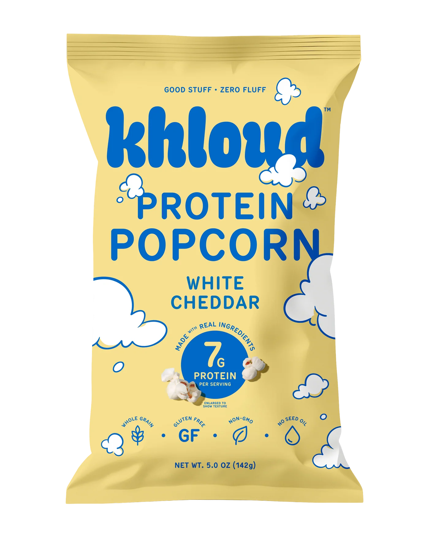 Khloud WHITE CHEDDAR PROTEIN POPCORN