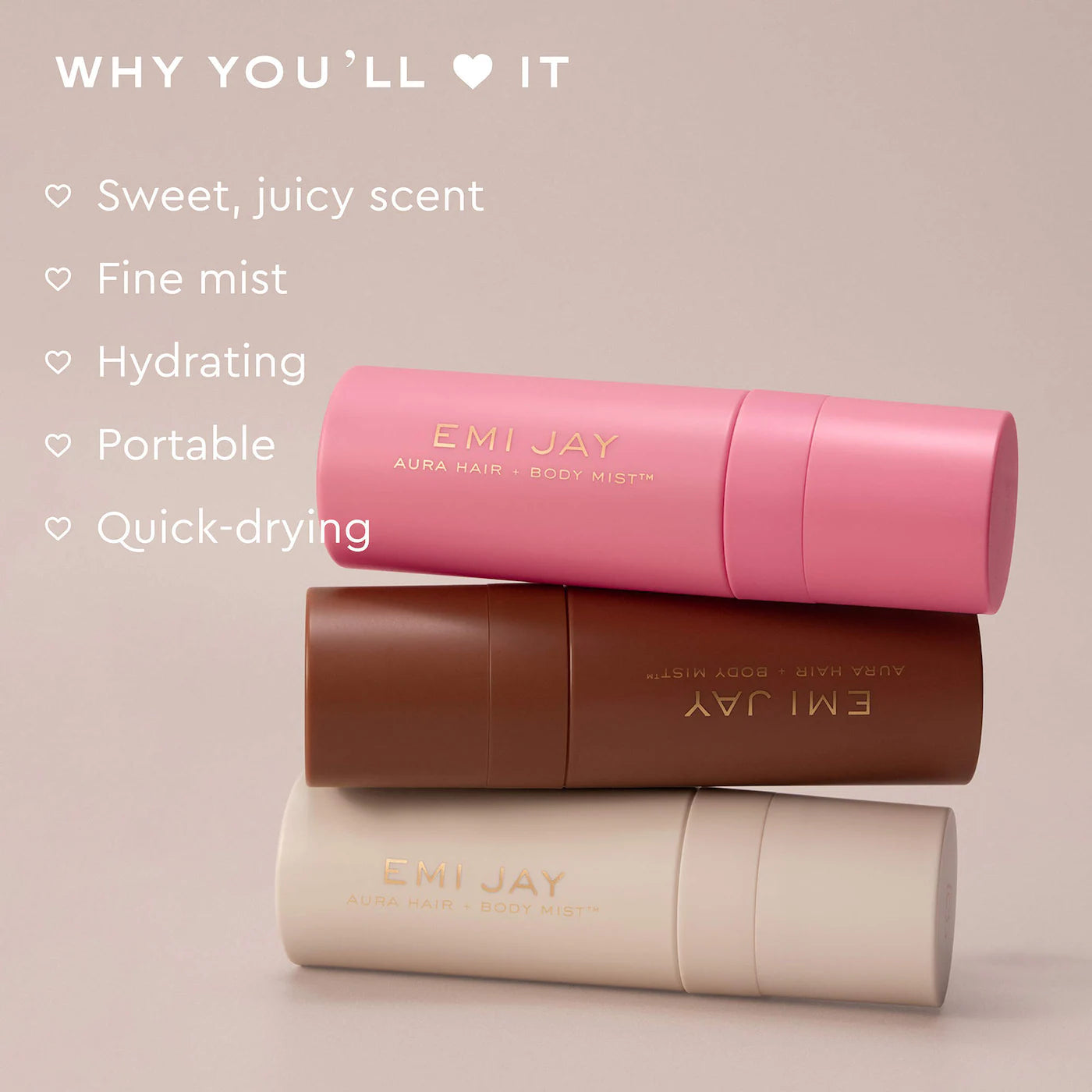 Emi Jay 
Aura Hair & Body Fragrance Mist in Lychee Baby with Lychee, Cherry, & Vanilla