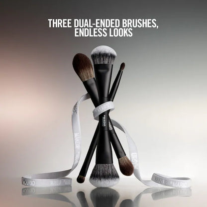 MAKEUP BY MARIO 
Mario's Face and Eye Trio Cosmetic Brush Set