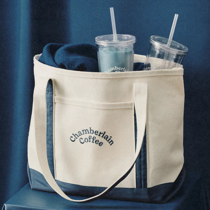 chamberlain coffee Navy Everywhere Tote