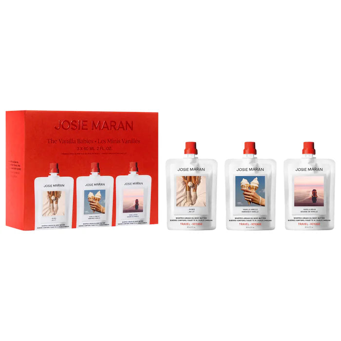 JOSIE MARAN 
The Vanilla Babies 3-Piece Body Butter Hydration Mini Gift Set
