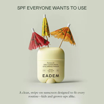 EADEM 
Sunsuede SPF 50+ Lightweight Sunscreen & Blurring Primer Stick
